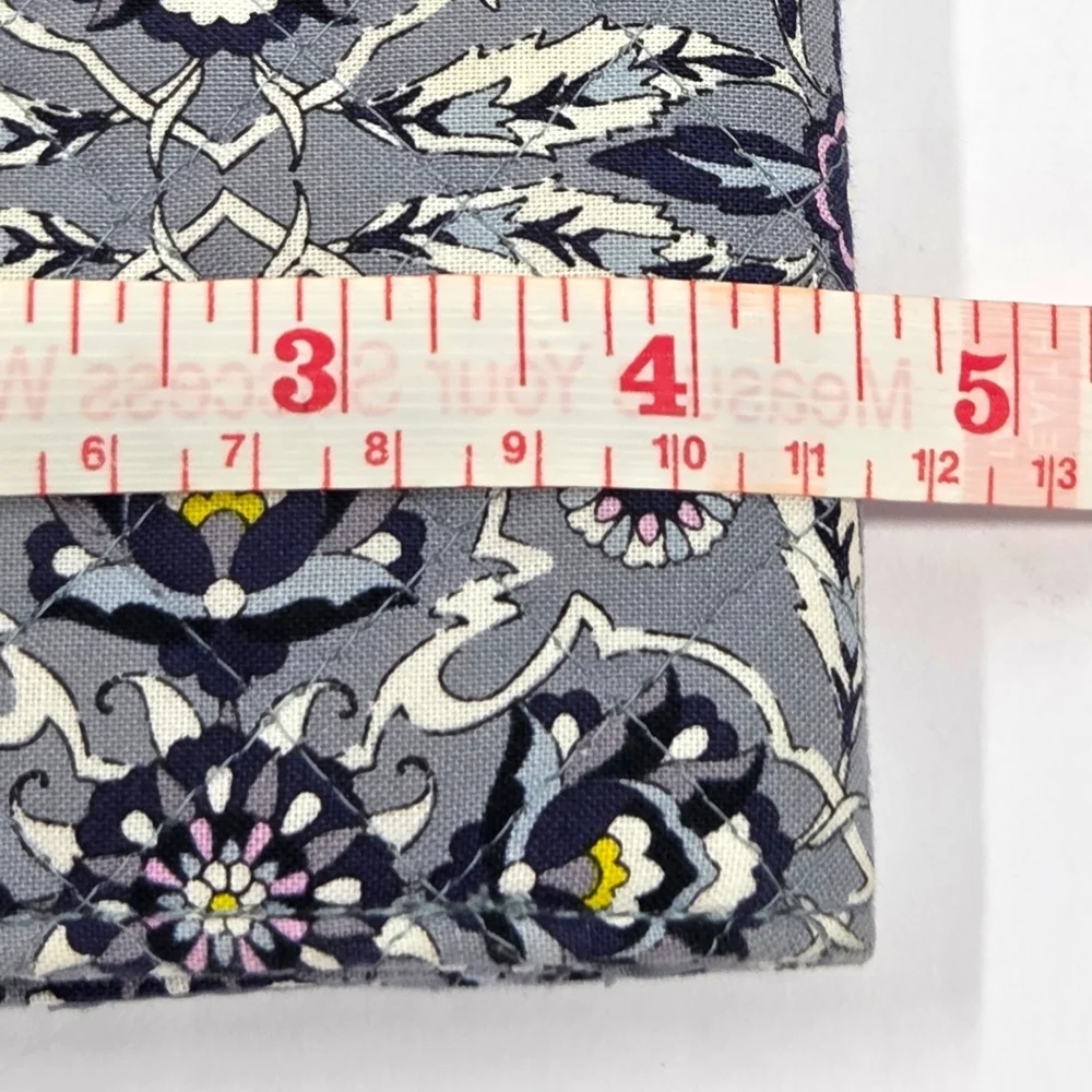 Vera Bradley Plaza Tile Floral Geometric RFID Large Tab Wallet Spring 2021 NWOT